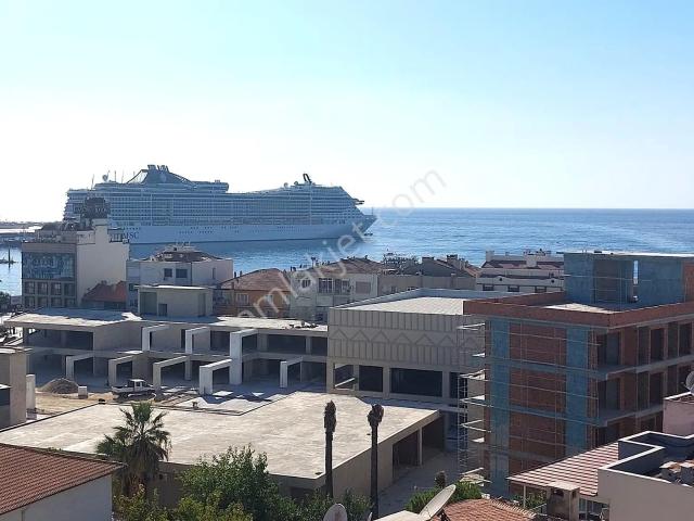 Kuşadası Marinada Doğalgazlı Deniz Manzaralı 2+1 Kiralık Daire