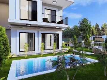 Kuşadası Davutlarda Projeden Satılık Özel Havuzlu 4+1 Villalar