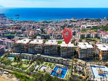 Kuşadası Trend Royal 1'de Deniz Manzaralı Eşyalı Satılık Daire
