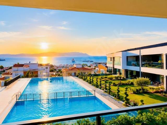 KUŞADASI KADINLAR DENİZİ MEVKİİ DENİZ MANZARALI DAİRE