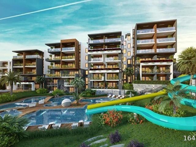KUŞADASI'NDA AQUAPARKLI SİTEDE 2+1 ÖN CEPHELİ LÜKS DAİRE
