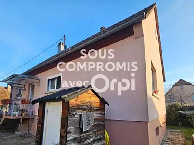 Kunheim 68320 Achat / Vente maison 4 pièces t4 jardin cave