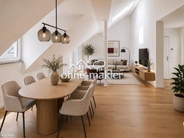 KURZFRISTIG BEZUGSFERTIG* 3,5 ZIMMER WOHNUNG MIT LOFT CHARAKTER, GESCHÜTZTER DACHTERRASSE + BALKON