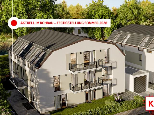 Kurzfristig beziehbar: Neubau Dachgeschosswohnung mit hohen Decken