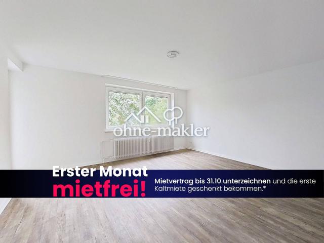 Kuschelzeit im neuen Heim – der erste Monat geht auf unser Konto: Gut geschnittene 4 Zimmer Wohnung mit BALKON und EBK