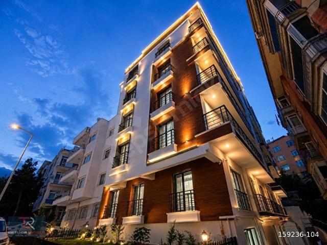 Kuzun'da Ön Cephe Çift Banyolu K.Garajlı, Asansörlü Teraslı 165M