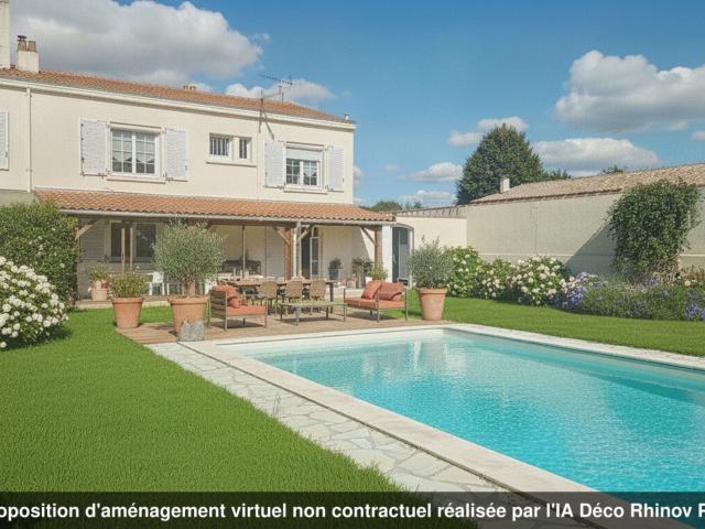 L’HOUMEAU – AUX PORTES DE LA ROCHELLE – MAISON FAMILIALE À FORT POTENTIEL JARDIN AVEC DOUBLE ACCES