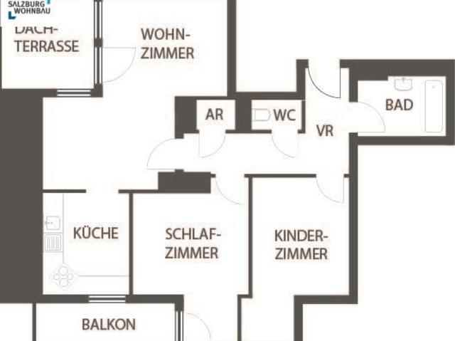 L I EBENSWERT! Gemütliche, geförderte 3 Zimmerwohnung mit Balkon und Terrasse mit hoher Wohnbeihilfe