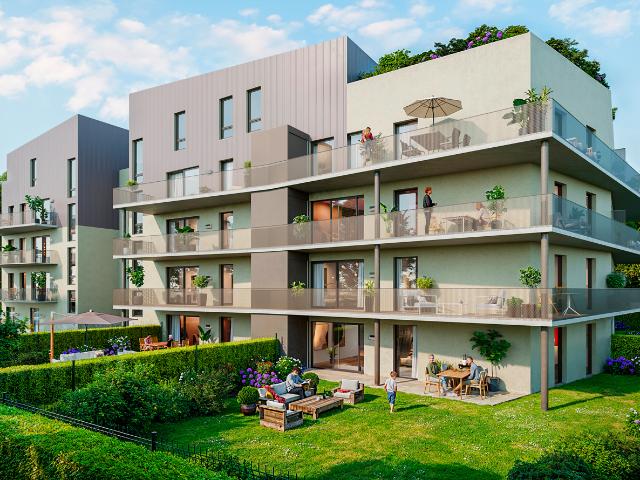 LA TALAUDIERE DANS PROGRAMME NEUF TRÈS BEL APPARTEMENT T2 56.46 M2 AVEC TERRASSE DE 18,13 M2