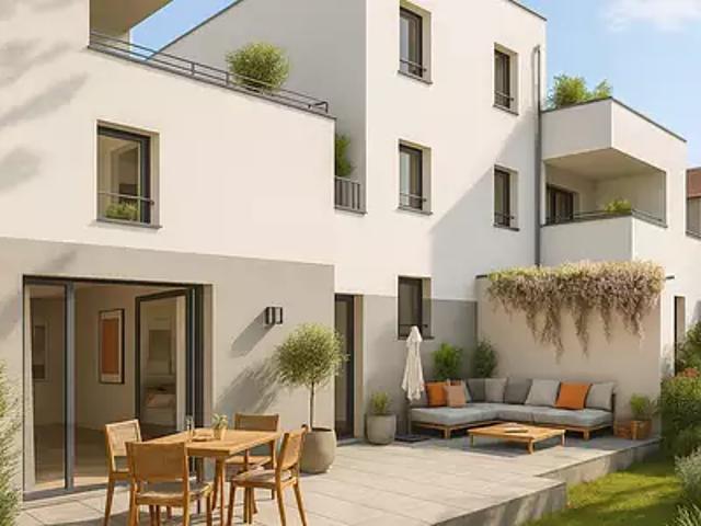 La Talaudière 42350 Achat / Vente appartement 4 pièces t4 terrasse parking