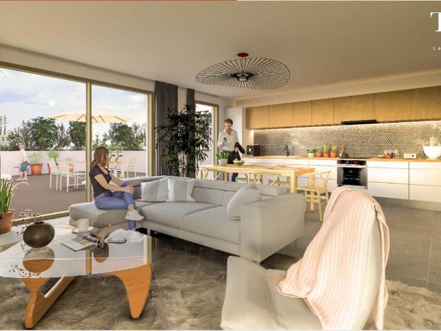 LA TAULAUDIERE APPARTEMENT T3 88.40 M2 AVEC TERRASSE DE 64.82 M2 SITUE AU 4ème ETAGE