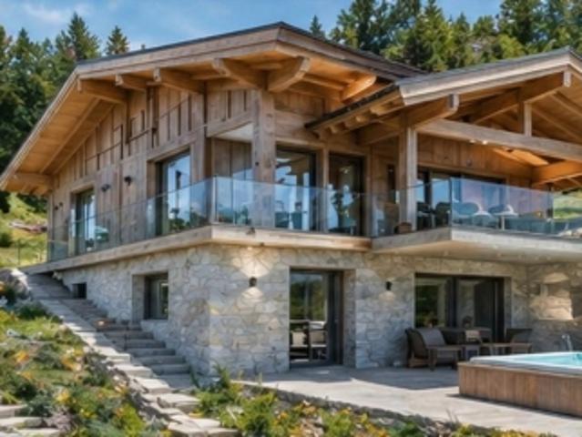 LA TZOUMAZ – Prestigeträchtiges Vergissmeinnicht Chalet mit ungehinderter Aussicht