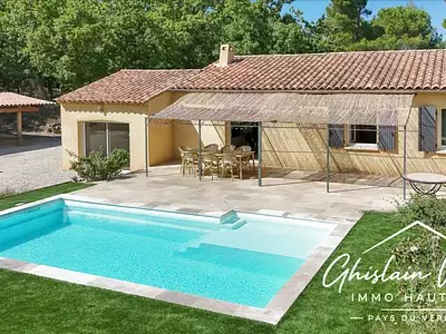 La Verdière 83560 Achat / Vente maison 5 pièces t5 piscine jardin