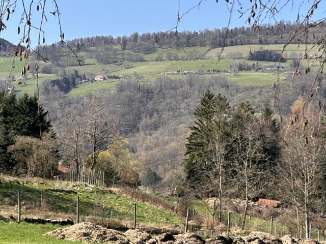 La vie dans un hameau avec cette vue, franchement c'est uniq