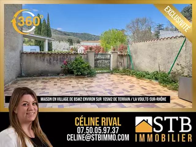 La Voulte sur Rhône 07800 Achat / Vente maison 5 pièces t5