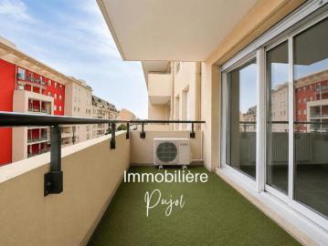 La Capelette T2 44m² climatisé avec garage et balcon