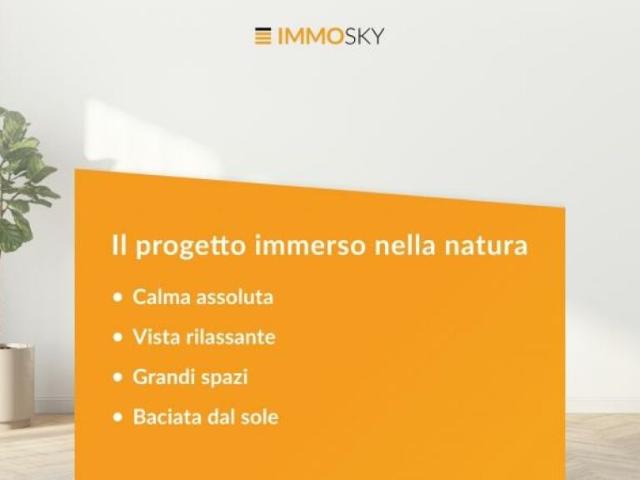 La casa di nucleo circondata dal verde