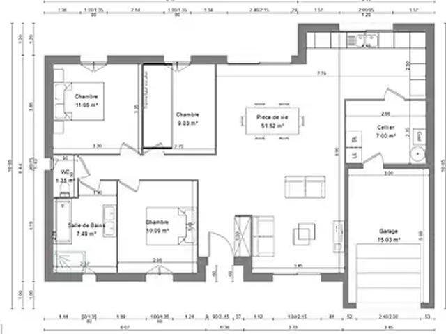 La Châtre 36400 Programme neuf maison neuf à vendre 4 pièces