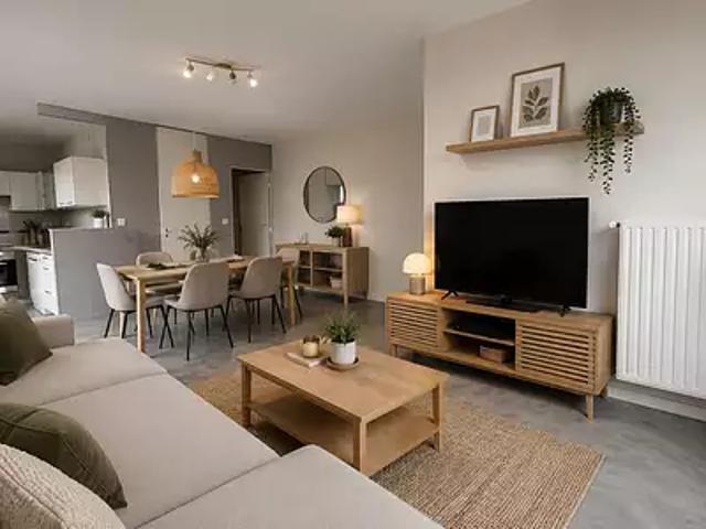 La Chapelle sur Erdre 44240 Achat / Vente appartement 3 pièces t3 au dernier étage