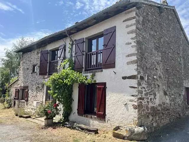 La Croix sur Gartempe 87210 Achat / Vente maison 3 pièces t3 parking