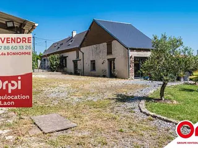 La Ferté Chevresis 02270 Achat / Vente maison 6 pièces t6 jardin terrasse