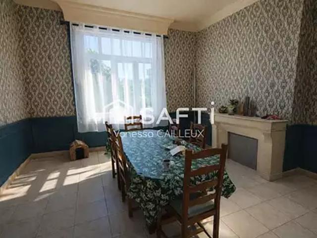 La Fère 02800 Achat / Vente maison 6 pièces t6 terrasse parking
