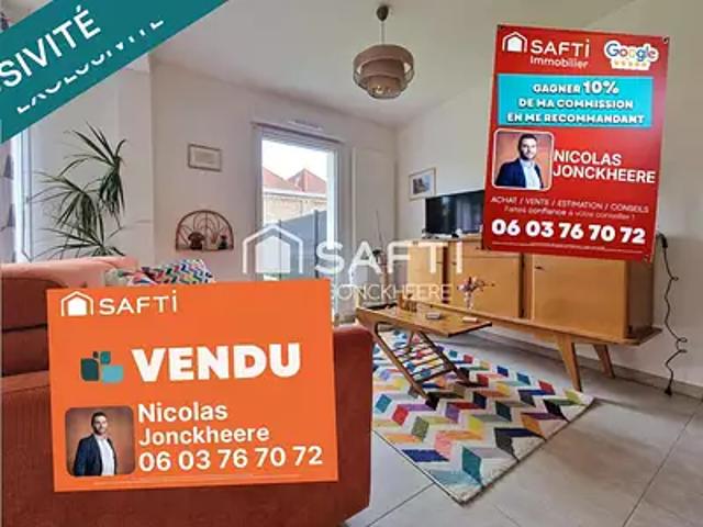 La Gorgue 59253 Achat / Vente maison 4 pièces t4 terrasse parking