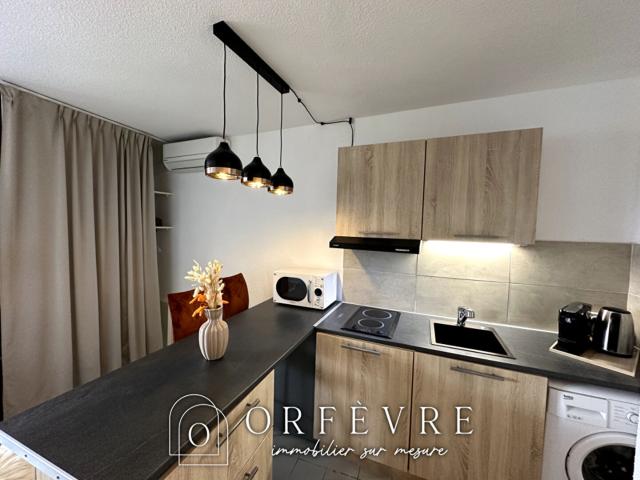 LA GRANDE MOTTE T2 meublé de 26 m² avec terrasse