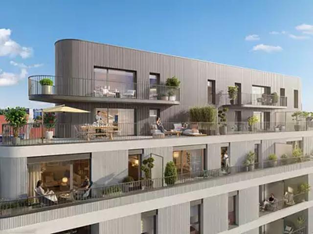 La Madeleine 59110 Achat / Vente appartement neuf 2 pièces t2 balcon