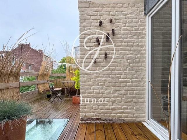 La Madeleine – ROMARIN – Triplex – 4 pièces – 110,98m² Carrez 125,08m² utiles – 3 chambres – Terrasse