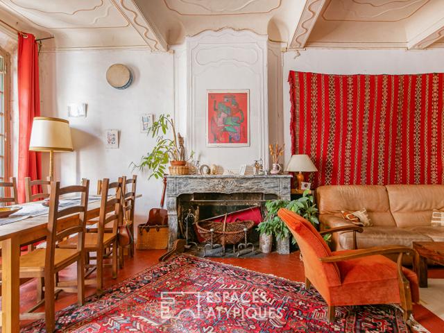 La maison de village et son joli jardin au pays des lavandes