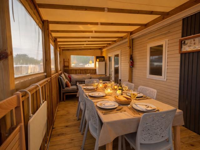 La Pause Océane La Plage | Mobil home cosy à Mimizan proche océan