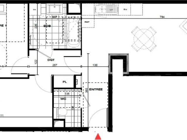 La Queue en Brie Appartement 3 pièces 66.16 m²