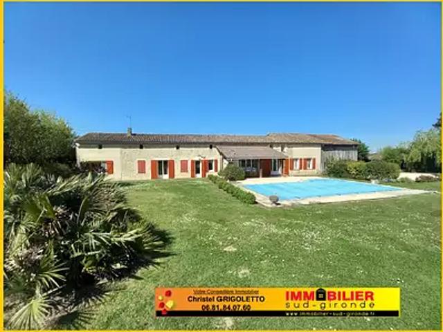 Monségur 33580 Achat / Vente maison 12 pièces t12