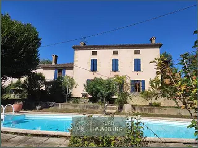 La Réole 33190 Achat / Vente maison 7 pièces t7 piscine terrasse