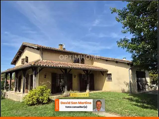 La Romieu 32480 Achat / Vente maison 9 pièces t9 jardin terrasse