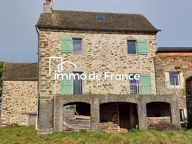 La Salvetat Peyralès 12440 Achat / Vente maison 4 pièces t4 jardin cave