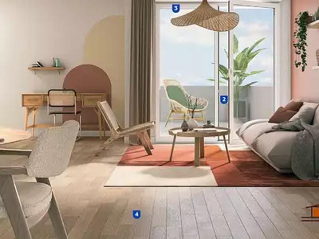 La Seyne sur Mer 83500 Achat / Vente appartement 2 pièces t2 terrasse