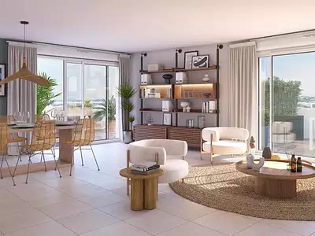 La Seyne sur Mer 83500 Programme neuf appartement neuf à vendre t2 TVA 5,5%