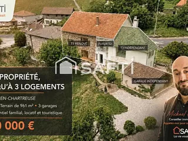 La Sure en Chartreuse 38134 Achat / Vente maison 12 pièces t12