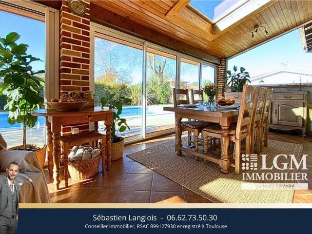 Lamasquère 31600 Maison familiale de caractère avec pisc. 230m² Lamasquère