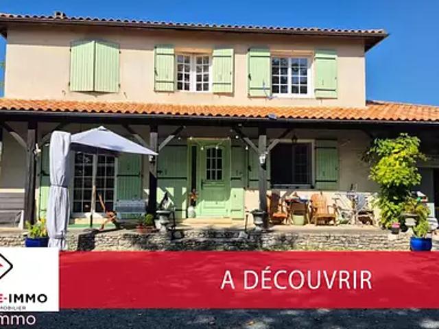 Lamonzie Saint Martin 24680 Achat / Vente maison 5 pièces t5 piscine terrasse