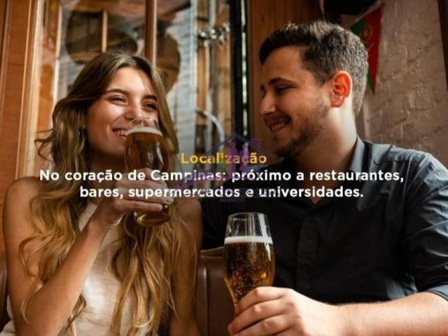LANÇAMENTO: APARTAMENTO DE LUXO NO RESIDENCE MANHATTAN CAMBUÍ CAMPINAS/SP 1 QUARTO SUÍTE, 1 VAGA