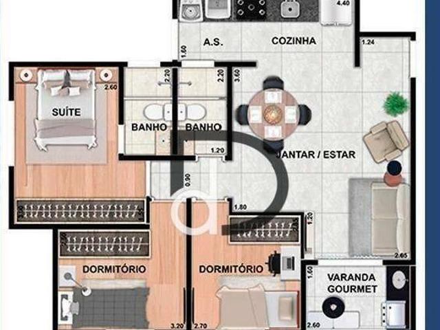 Lançamento Residencial Arezzo em Valinhos/SP: 3 Quartos, 1 Suíte, 2 Vagas – Entrega em 2026!