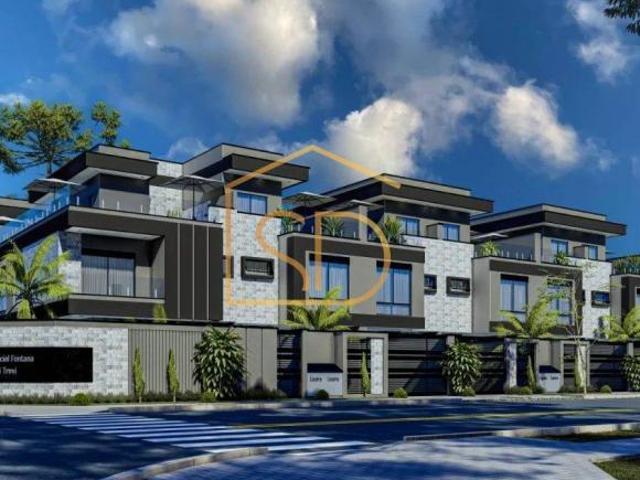 Lançamento Sobrado Triplex com 3 quartos 1 suíte, 136m², à venda em Curitiba, Cajuru