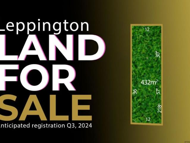 Land For Sale Anticipated registration Q3, 2024