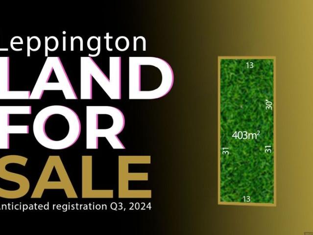 Land For Sale Anticipated registration Q3, 2024