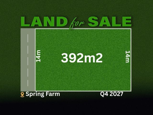 Land for sale in Spring Farm 0410 835 551