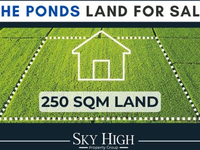Land for Sale in The Ponds A Rare Opportunity to Build Your Future