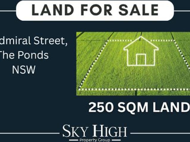Land Registered! Lots available in The Ponds Secure Your Spot Today!